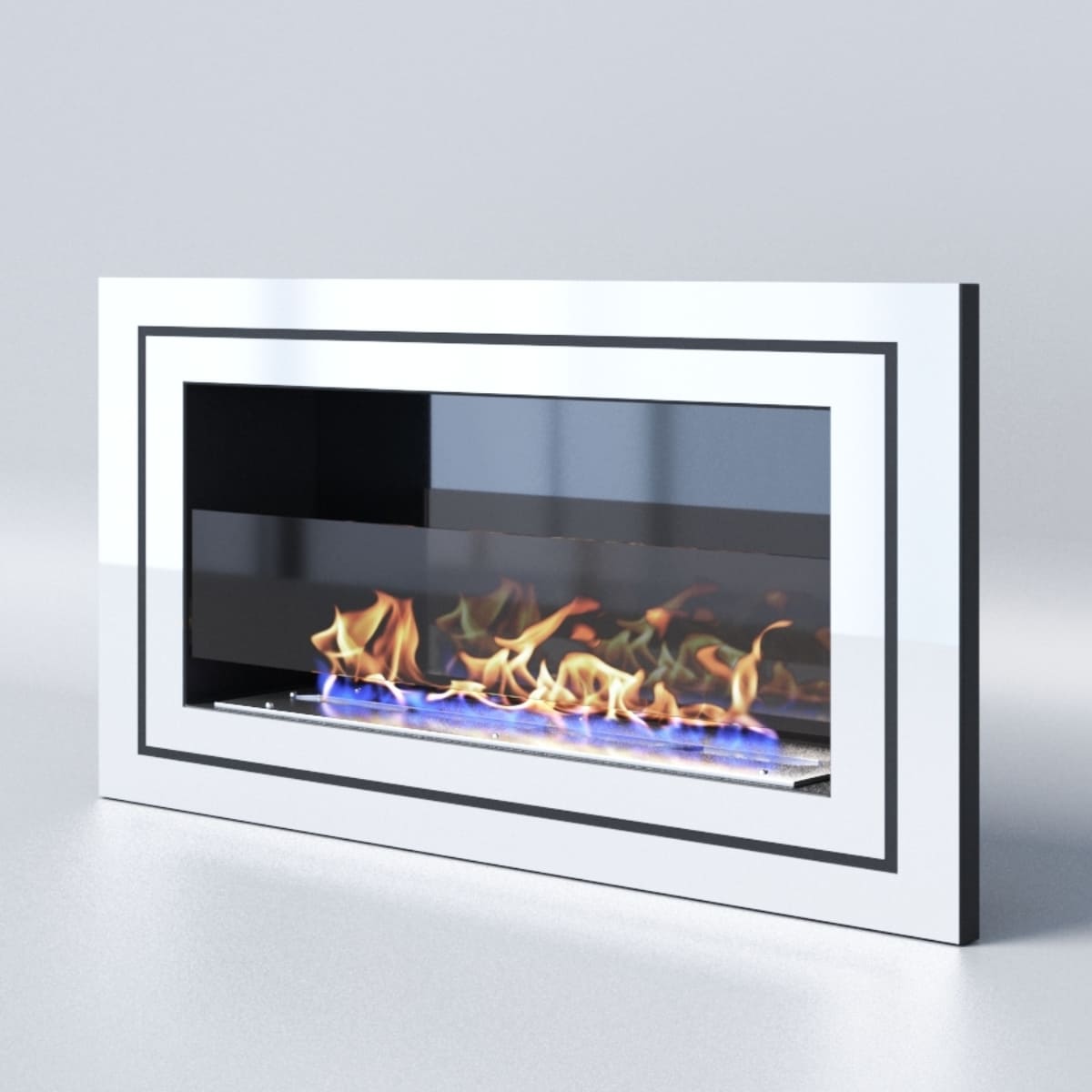 Биокамин "Русский огонь" Стенли 800V встраиваемый с декоративным стеклом (стемалитом) по цене 36 100 руб.