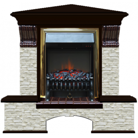 Бостон К Грот однотонный угловой (венге)+Fobos Brass