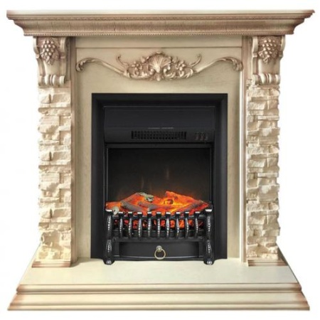 Adriana сланец белый (слоновая кость)+Fobos FX Black (Адриана)