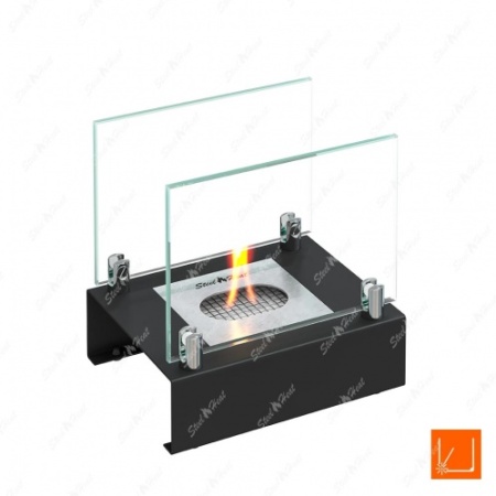 Настольный биокамин SteelHeat ALBA черный по цене 5 960 руб.