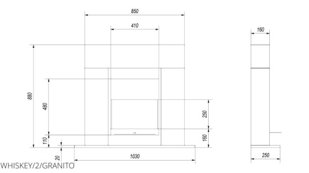 Биокамин WHISKEY 2, TUV белый по цене 44 800 руб.