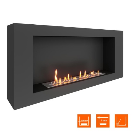 Биокамин SteelHeat WALL LONG 1200 черный Биокамин SteelHeat WALL LONG 1200 черный по цене 42 420 руб.