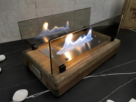 Биокамин "Русский огонь" Heaven Light Oak настольный по цене 28 000 руб.