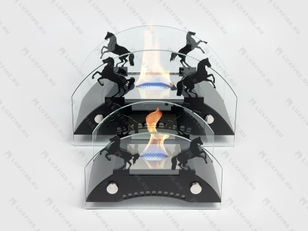 Настольный биокамин Lux Fire "Графский мост" М (черный) по цене 19 602 руб.