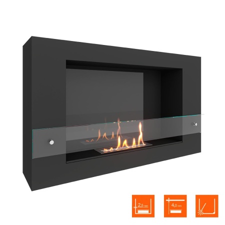 Биокамин SteelHeat WALL LONG 900 LITE черный, стекло, стемалит Биокамин SteelHeat WALL LONG 900 LITE черный, стекло, стемалит по цене 33 915 руб.